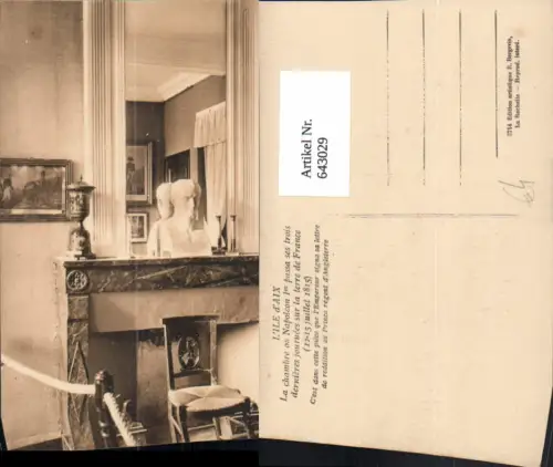 643029,L Ile de Aix La Chambre ou Napoleon France