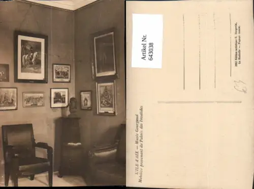 643038,L Ile d Aix Musee Gourgaud Mobilier provenant du Palais des Invalides France