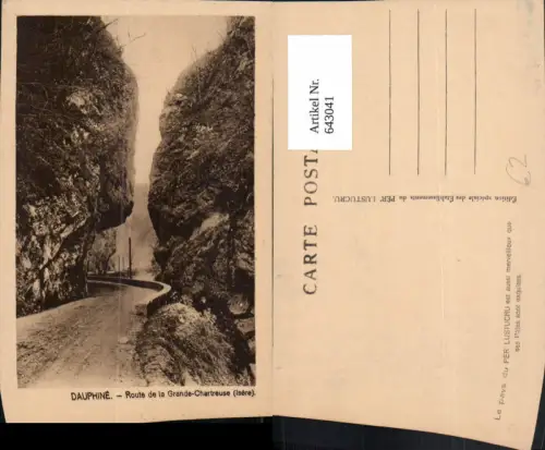 643041,Dauphine Route de la Grande-Chartreuse Isere France