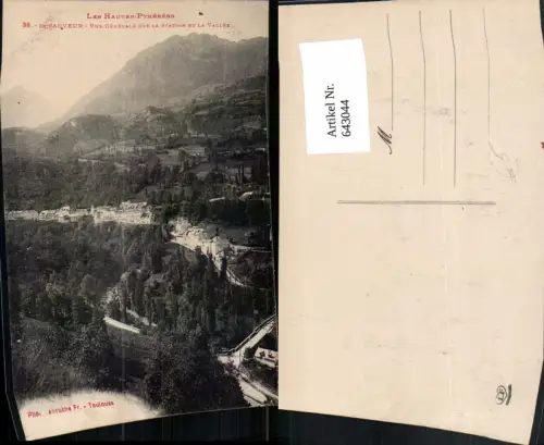 643044,Les Hautes-Pyrenees St-Sauveur Vue Generale sur la Station et la Vallee France