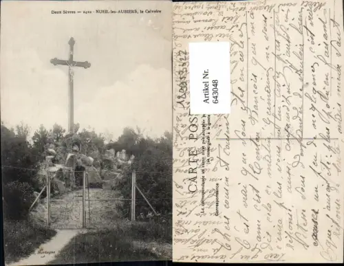 643048,Deux Sevres Nueil-les-Aubiers le Calvaire Kreuz France