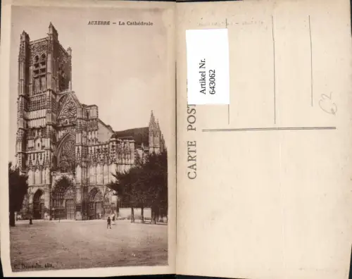 643062,Auxerre La Cathedrale Kathedrale France