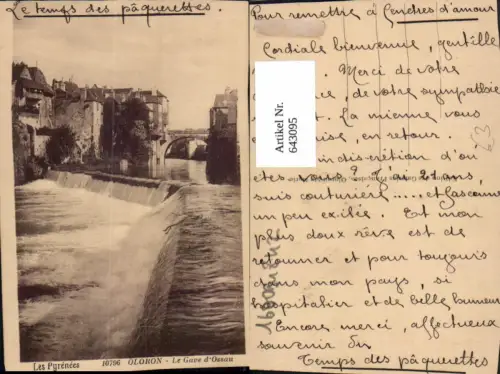 643095,Les Pyrenees Oloron Le Gave d Ossau France
