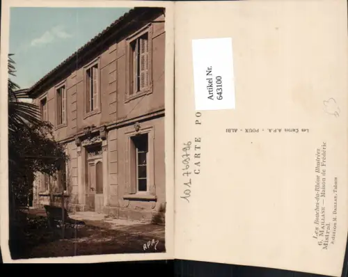 643100,Maillane Maison de Frederic Les Bouches-du-Rhone France