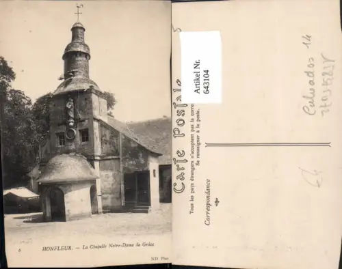 643104,Honfleur La Chapelle Notre-Dame de Grace Kirche Kapelle France