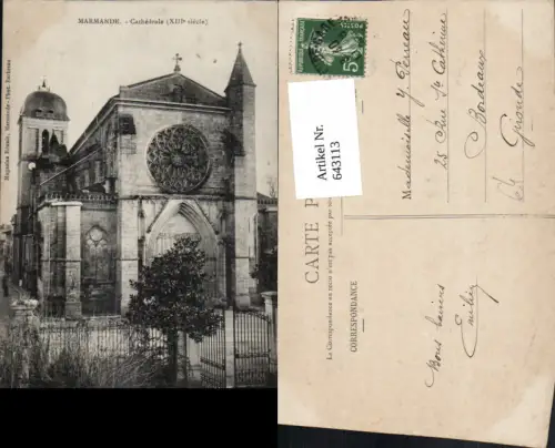 643113,Marmande Cathedrale Kathedrale France