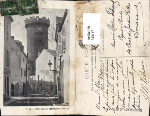 643117,Vichy La Tour du Vieux Vichy Allier France