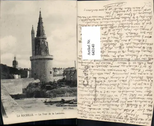 643140,La Rochelle La Tour de la Lanterne Turm France