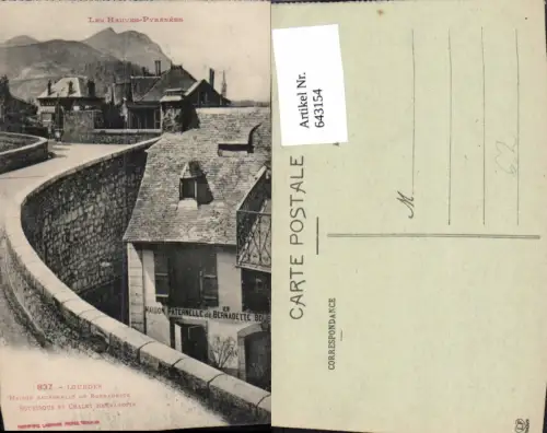 643154,Lourdes Maison Paternelle de Bernadette soubirous et Chalet Bernadette France