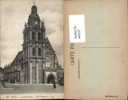 643157,Blois La Cathedrale Kathedrale France