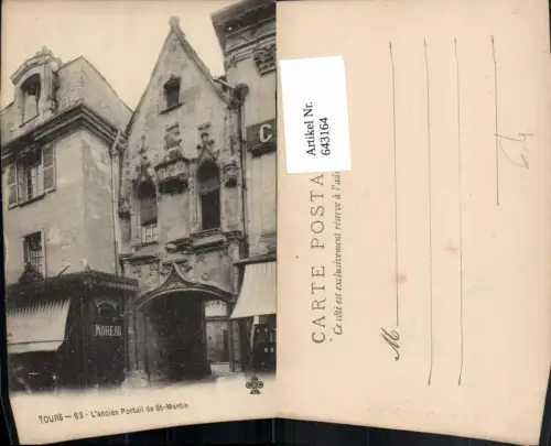 643164,Tours L ancien Portail de St-Martin France