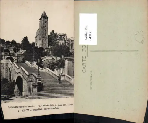 643171,Auch Escalier Monumental France