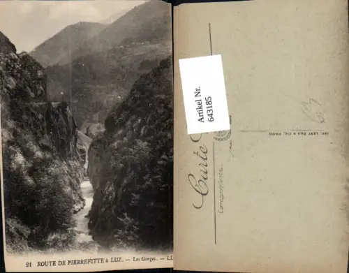 643185,Route de Pierrefitte a Luz les Gorges France