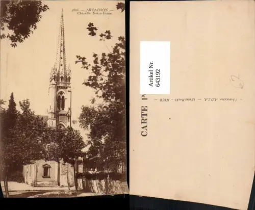 643192,Arcachon Chapelle Notre-Dame Kapelle Kirche France