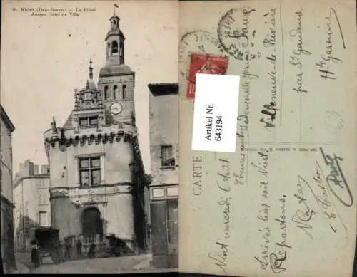 643194,Niort Deux-Sevres Le Pilori Ancien Hotel de Ville France