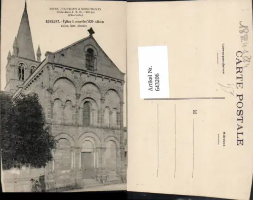 643206,Roullet Eglise a coupoles Kirche France