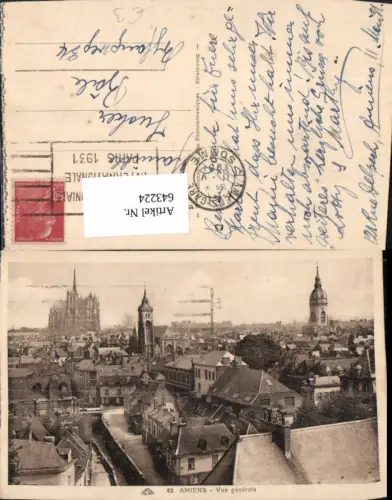 643224,Amiens Vue generale France