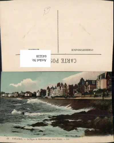643228,Parame La Digue de Rochebonne par Gros Temps France