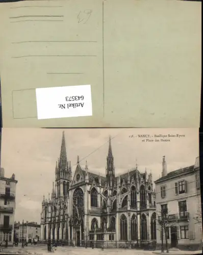 643573,Nancy Basilique Saint-Epvre et Place des Dames Basilika France
