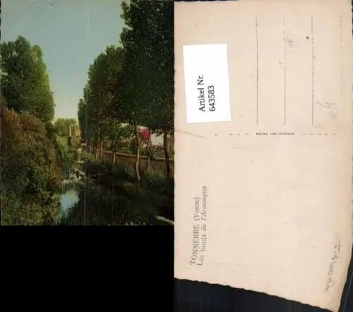 643583,Tonnerre Yonne Les bords de l Armancon France