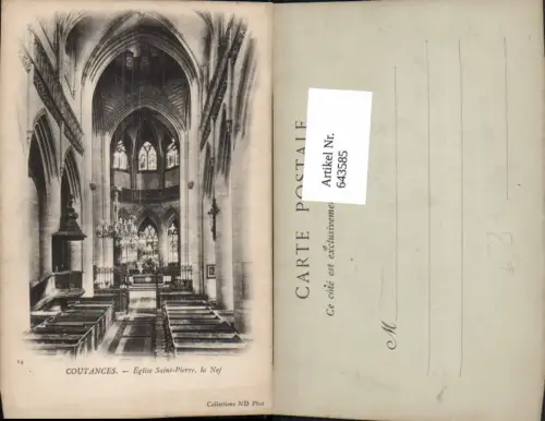 643585,Coutances Eglise Saint-Pierre la Nef Kirche France
