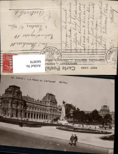 643979,Paris La Place du Carrousel France