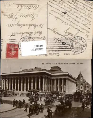 643981,Paris Le Palais de la Bourse France