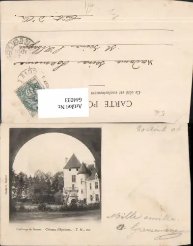 644033,Environs de Semur Chateau d Epoisses Schloss France