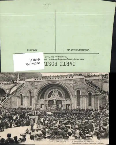 644038,Lourdes La Benediction des Malades France