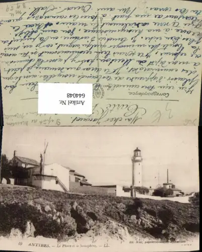 644048,Antibes Le Phare et le Semaphore Leuchtturm France
