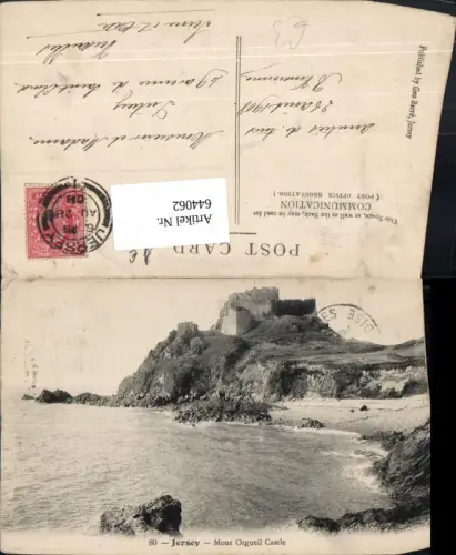 644062,Jersey Mont Orgueil Castle Schloss France
