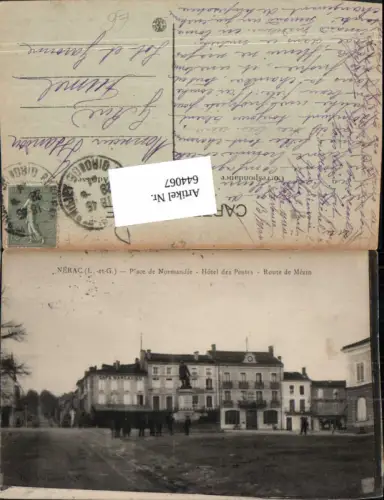 644067,Nerac Place de Normandie Hotel des Postes Route de Mezin France