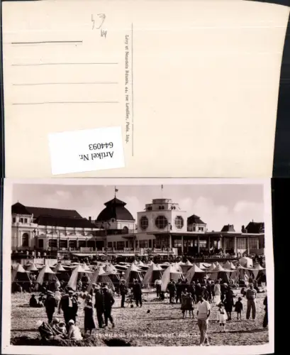 644093,Foto Ak Malo-les-Bains La Plage et les Tantes Strand Strandleben France