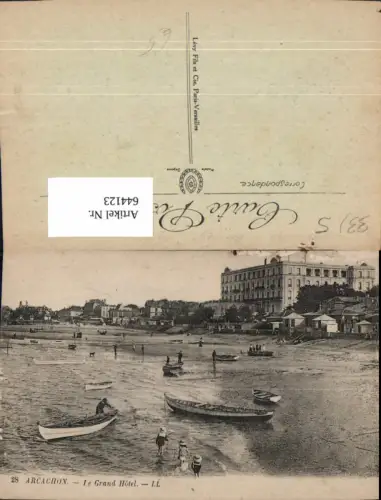 644123,Arcachon Le Grand Hotel Strand Strandleben France