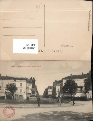644129,Agen Statue de Jasmin Poete Patois France