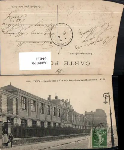 644131,Ivry Les Ecoles de la rue Jean-Jacques Rousseau France