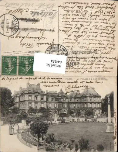 644154,Paris Le Palais du Luxembourg France
