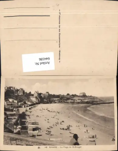 644186,Dinard La Plage de St-Enogat Strand Strandleben France