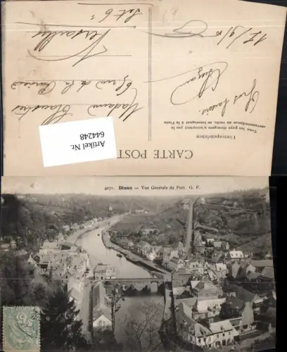 644248,Dinan Vue Generale du Port France