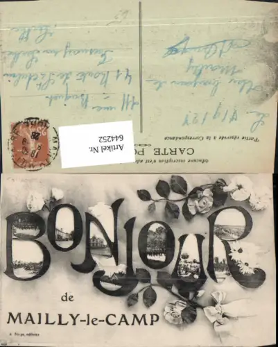 644252,Bonjour de Mailly-le-Camp Blumen Rosen France