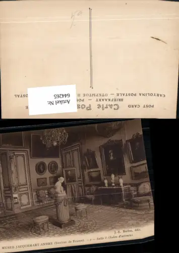 644265,Musee Jacquemart-Andre Institut de France Salle 1 Salon d attente France
