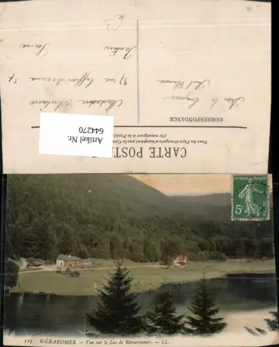 644270,Gerardmer Vue sur le Lac de Retournemer France