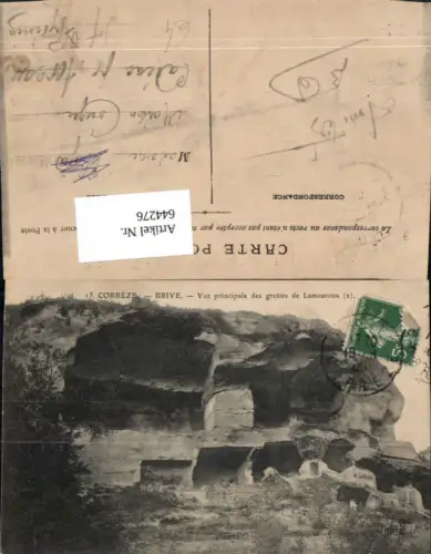 644276,Correze Brive Vue principale des grottes de Lamouroux France