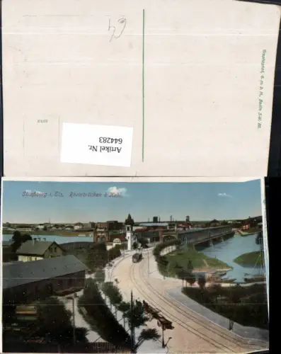 644283,Straßburg Elsass Strasbourg Rheinbrücken b. Kehl Brücke France