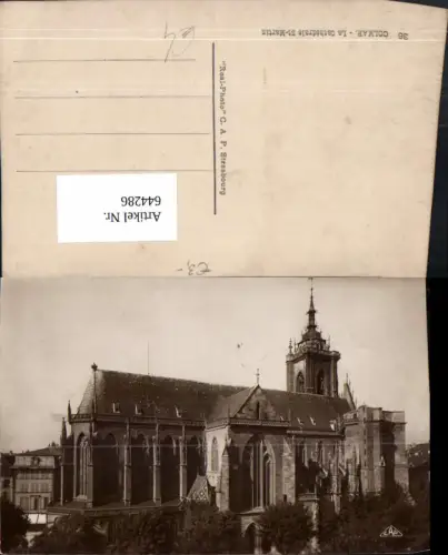 644286,Foto Ak Colmar La Cathedrale St-Martin Kathedrale France