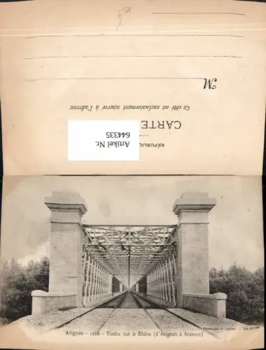 644335,Avignon Viaduc sur le Rhone Viadukt France