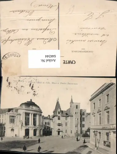 644344,Agen Place de l Hotel de Ville Musee et Theatre Ducourneau France