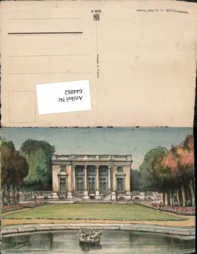 644862,Künstler AK Versailles Le Petit Trianon handgemalt
