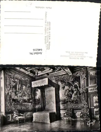 646216,Foto Ak En Blesois Chateau de Cheverny La Chambre du Roy Schloss France