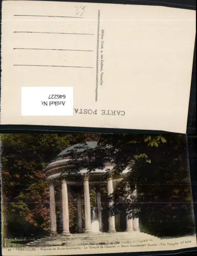 646227,Versailles Hameau de Marie-Antoinette Le Temple de l Amour France